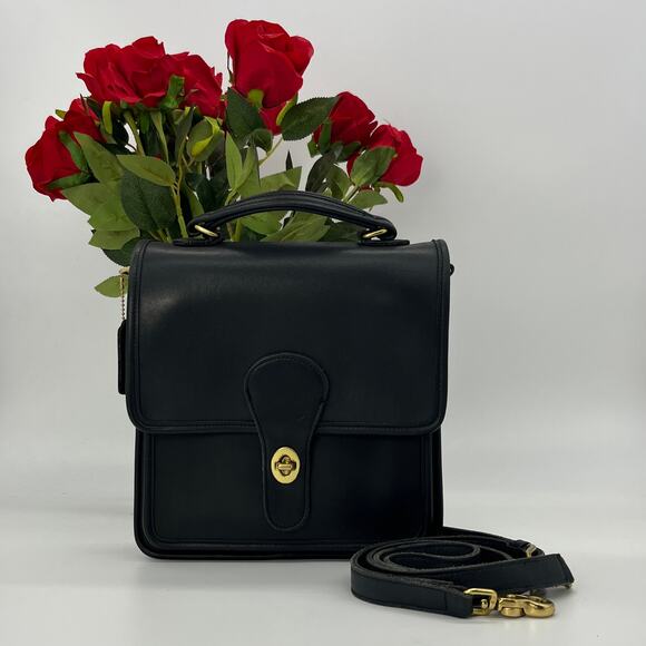 Coach Handbags - Vintage Coach Station Bag 5130 Black Costa Rica 2000